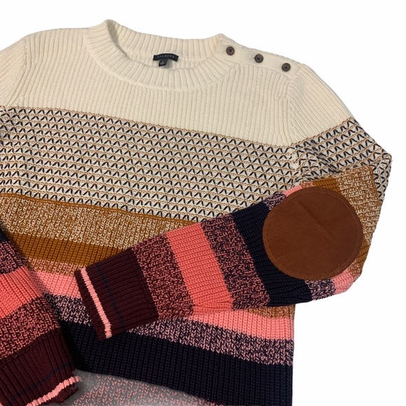 TALBOTS • Thermolite Striped Sweater • Size Large - Picture 8 of 8